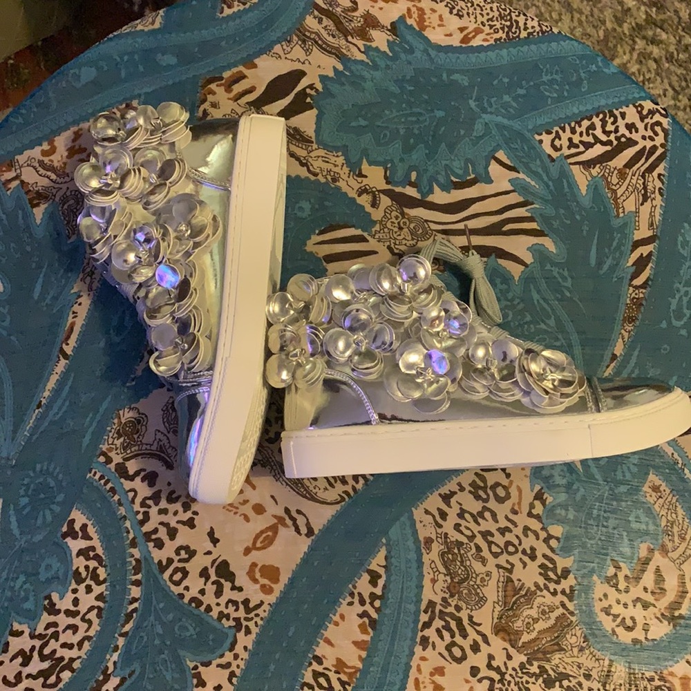 Silver High Tops - image 3